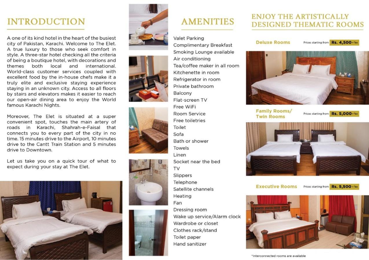 Elet Business Hotel Karachi Exterior photo